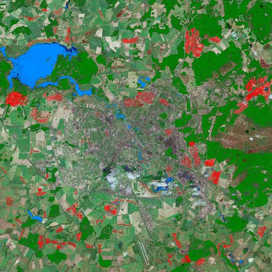 Minsk Metro Area Privatized Green Space